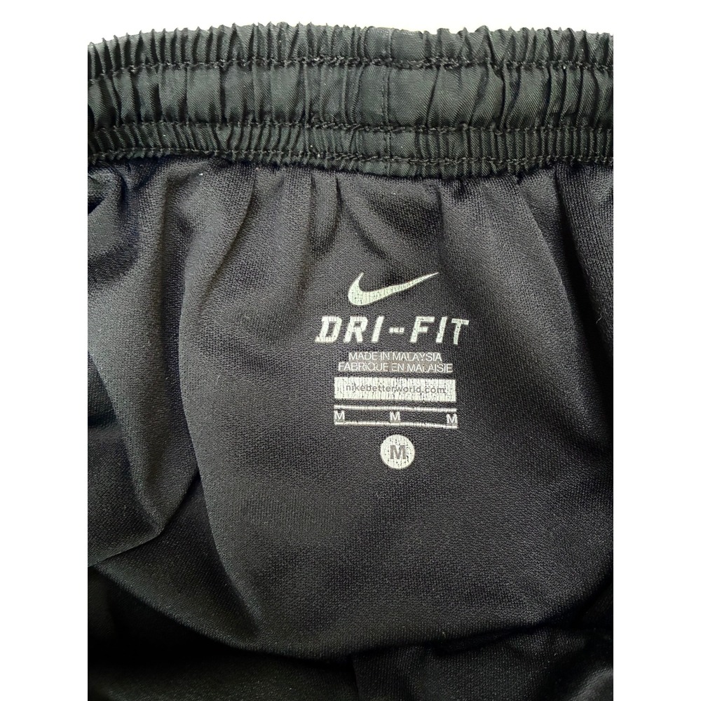 Nike Dri-FIT Tempo Running Shorts Black White Women's Size Medium 3 Inch Inseam - Picture 7 of 13